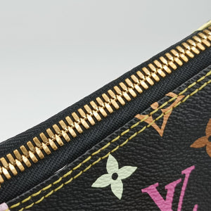 Pre-owned Louis Vuitton RITA Noir Monogram Multicolor M40126 shoulderbag | stylenewstar