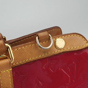 Pre-owned Louis Vuitton Brea MM ROSE INDIEN Vernis M91798 handbag | stylenewstar
