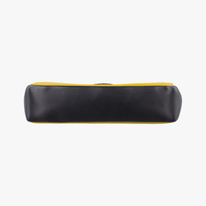 Secondhand Fendi Mini Be Baguette Yellow × Black Leather 8M0315 shoulderbag | stylenewstar