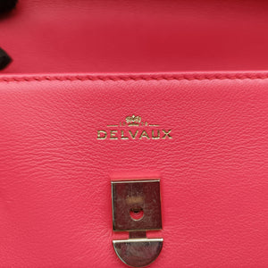 Vintage Delvaux Tempete Pink leather shoulderbag | stylenewstar