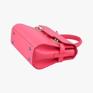Vintage Delvaux Tempete Pink leather shoulderbag | stylenewstar