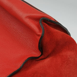 Secondhand Celine Trapeze Orange Suede×leather shoulderbag | stylenewstar