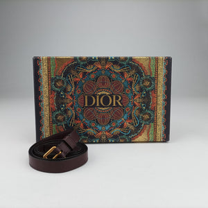 Pre-owned Christian Dior Saddle Red Jacquard bum bag/waist bag | stylenewstar