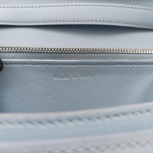 Pre-owned Celine Classic Box Blue Leather shoulderbag | stylenewstar