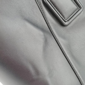 Pre-owned Bottega Veneta basket Black Leather shoulderbag | stylenewstar