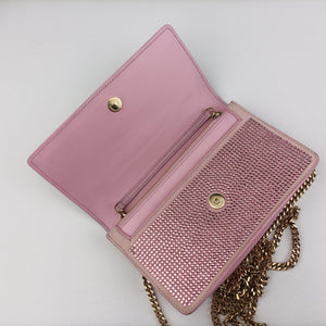 Vintage VERSACE medusa Pink Suede x Leather shoulderbag | stylenewstar