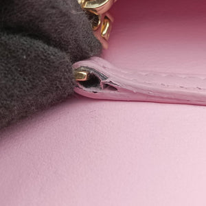 Vintage VERSACE medusa Pink Suede x Leather shoulderbag | stylenewstar