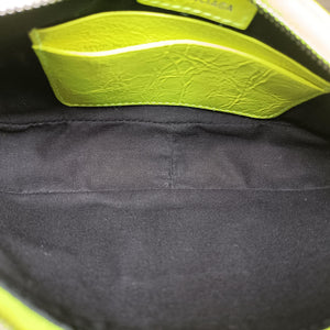 Pre-owned Balenciaga Le Cagole Green lambskin shoulderbag | stylenewstar