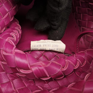 Pre-owned Bottega Veneta CABAT Rose lambskin shoulderbag | stylenewstar