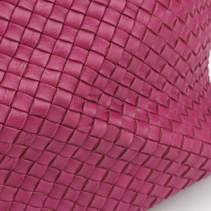Pre-owned Bottega Veneta CABAT Rose lambskin shoulderbag | stylenewstar