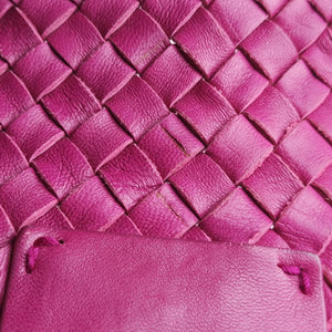 Pre-owned Bottega Veneta CABAT Rose lambskin shoulderbag | stylenewstar