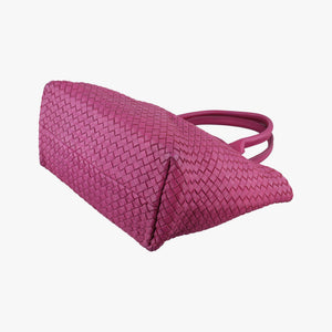 Pre-owned Bottega Veneta CABAT Rose lambskin shoulderbag | stylenewstar