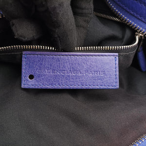 Pre-owned Balenciaga Giant City Purple lambskin shoulderbag | stylenewstar