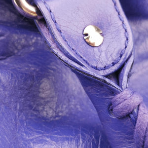 Pre-owned Balenciaga Giant City Purple lambskin shoulderbag | stylenewstar