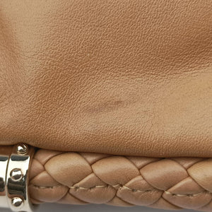 Pre-owned Gucci Dialux Britt Hobo Beige leather 167732 shoulderbag | stylenewstar