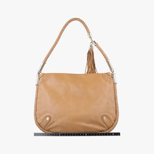 Pre-owned Gucci Dialux Britt Hobo Beige leather 167732 shoulderbag | stylenewstar
