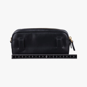 Vintage Miu Miu Logo belt Black leather bum bag/waist bag | stylenewstar
