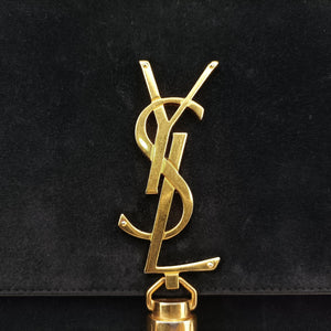 Vintage Yves Saint Laurent KATE Black Suede 354119 shoulderbag | stylenewstar