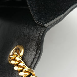 Vintage Yves Saint Laurent KATE Black Suede 354119 shoulderbag | stylenewstar