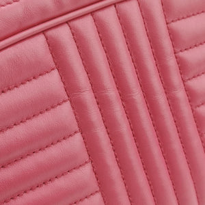 Pre-owned Prada Diagramme Pink leather 1BH084 shoulderbag | stylenewstar