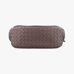 Pre-owned Bottega Veneta Luna Intrecciato Brown lambskin shoulderbag | stylenewstar