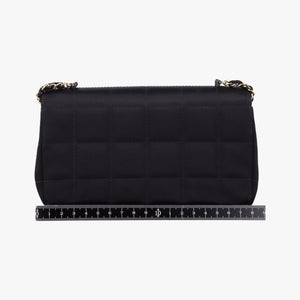 Secondhand Chanel Flap bag Black Satin fabric A16780 shoulderbag | stylenewstar