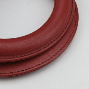 Pre-owned Christian Dior Lady Dior Red Leather handbag | stylenewstar