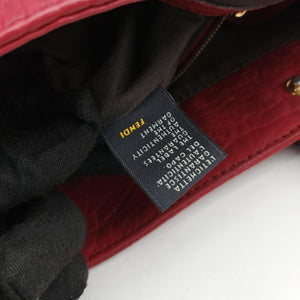 Pre-owned Fendi Etniko Red Leather 8BN162 handbag | stylenewstar