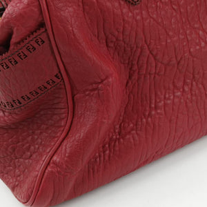 Pre-owned Fendi Etniko Red Leather 8BN162 handbag | stylenewstar