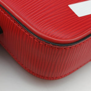 Pre-owned Louis Vuitton Danube PPM Supreme Collaboration ROUGE×white Epi M53434 shoulderbag | stylenewstar
