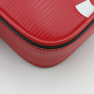 Pre-owned Louis Vuitton Danube PPM Supreme Collaboration ROUGE×white Epi M53434 shoulderbag | stylenewstar