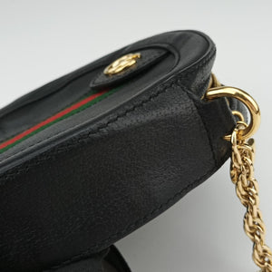 Secondhand Gucci Ophidia Black Leather 550618 shoulderbag | stylenewstar