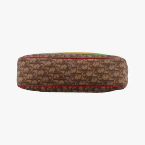 Secondhand Christian Dior Rasta Trotter Messenger beige×Multicolour PVC coated canvas shoulderbag | stylenewstar