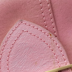 Pre-owned Fendi Logo flap bag Pink Leather 8BN116 handbag | stylenewstar