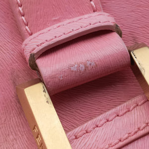 Pre-owned Fendi Logo flap bag Pink Leather 8BN116 handbag | stylenewstar