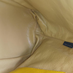 Secondhand Prada Cuir Top Handle Yellow SAFFIANO Leather BL0902 handbag | stylenewstar
