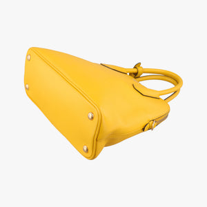 Secondhand Prada Cuir Top Handle Yellow SAFFIANO Leather BL0902 handbag | stylenewstar