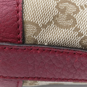 Pre-owned Gucci Miss GG Hobo khaki canvas×leather 326514 shoulderbag | stylenewstar
