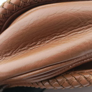 Pre-owned Gucci Marrakech Messenger Brown leather 257024 shoulderbag | stylenewstar