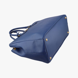 Secondhand Prada Galleria Blue SAFFIANO Leather BN1786 handbag | stylenewstar