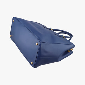 Secondhand Prada Galleria Blue SAFFIANO Leather BN1786 handbag | stylenewstar