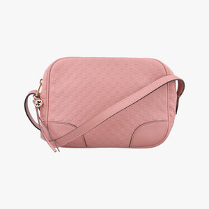 Pre-owned Gucci Bree Microguccissima Pink Leather 449413 shoulderbag | stylenewstar