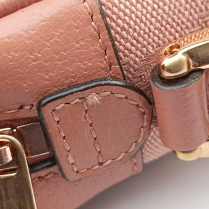 Pre-owned Gucci OPHIDIA Pink canvas×leather 574493 shoulderbag | stylenewstar