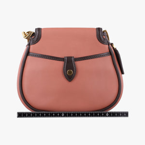 Pre-owned Louis Vuitton Collection Trapezio Pink×Brown leather M97086 shoulderbag | stylenewstar