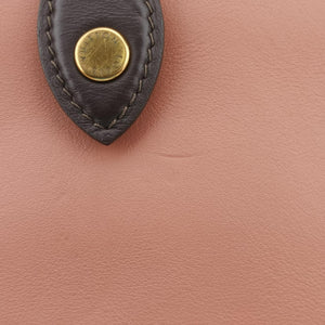 Pre-owned Louis Vuitton Collection Trapezio Pink×Brown leather M97086 shoulderbag | stylenewstar