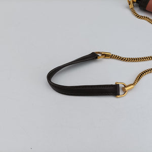 Pre-owned Louis Vuitton Collection Trapezio Pink×Brown leather M97086 shoulderbag | stylenewstar