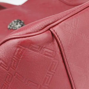 Pre-owned VERSACE Medusa Red Leather handbag | stylenewstar