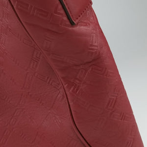 Pre-owned VERSACE Medusa Red Leather handbag | stylenewstar