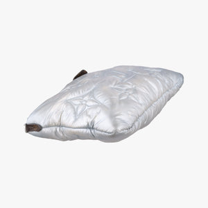 Pre-owned Louis Vuitton Maxi Multi Pochette Accessoires Silver Recycled metallic nylon M21057 shoulderbag | stylenewstar