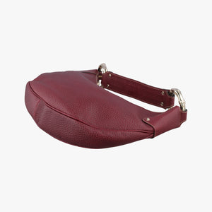 Vintage Gucci Bamboo Ring Hobo Bordeaux Leather 211519 handbag | stylenewstar
